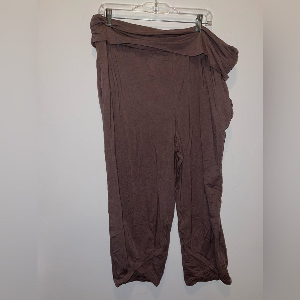 Any Body Brown Lounge Pants Sz 1X